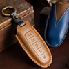 Key Fob Cover, Leather 4/5 Buttons Car Key Cover, Key