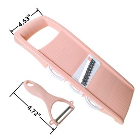 Nbguigdstr Mandoline Slicer for Kitchen 7-in-1 Mandoline Food Slicer,Potato/Cheese/Vegetable/Carrot/Cucumber Grater,Slicer, Cutter, Grinder,Waffle Fry Cutter,Julienne Peeler