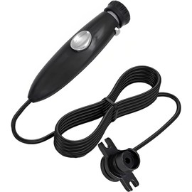 Black Handle Hose Replacement, Compatible with Waterpik WP-100 WP-660 WP-462 – 3FT Flexible Water Flosser Hose with On/Off Button – Fits Multiple Models,Oral Care Accessory