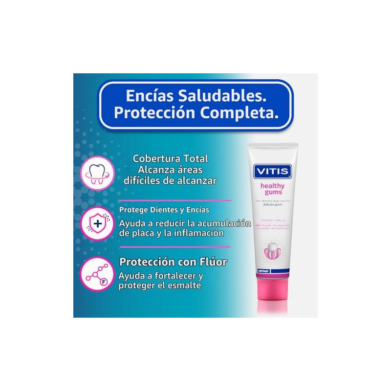VITIS Gingival Toothpaste 100ml - daily care for sensitive gums