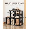 HAIXIN Adjustable 10 Tier Shoe Organizer - Narrow Plastic Vertical