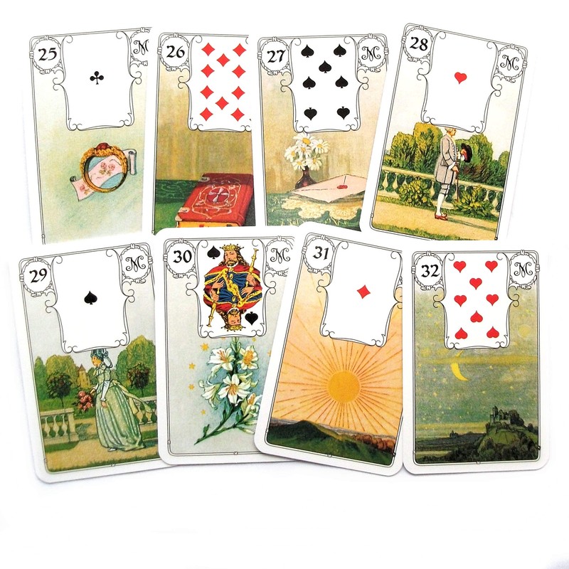 Green Cross Toad Blue Owl Fortune Telling Tarot by Mlle