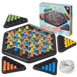 Triangle Chess, Triangle Board Game, Interactive Table Board Game, Strategy Game for Family Reunions of Children and Adults
