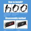 Replacement Wristbands Compatible for Xiaomi Band 7 Metal Straps Waterproof