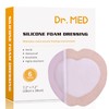 Dr.med Sacrum Silicone Foam Dressing with Adhesive Border 7.2"x7.2"-6 Pcs/Box,