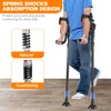 3-Angle Adjustable Forearm Crutches for Adults Ergonomic with Carrying Bag