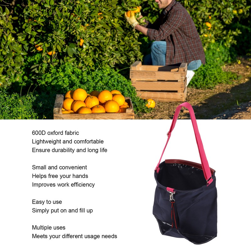 Fruit Picking Bag 600D Oxford Cloth Harvest Fruit Vegetable Picking