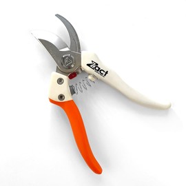 ZACT ZS-210 Professional Japanese Carbon Steel Garden Shears - Japanese Garden Shears for Flowers, Shrubs and Branches - Stainless Precision Blade