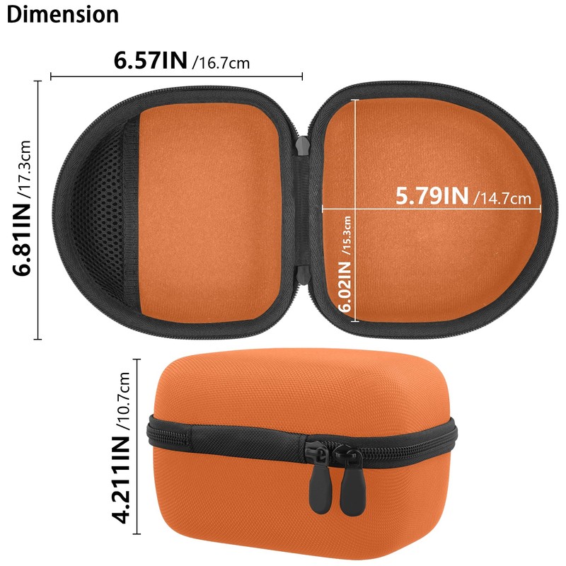 co2CREA Protective Case for Walker's ‎GWP-BTPAS/GWP-SF-PBTM Compact 25dB NRR Collapsible