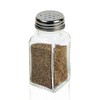 ATB Glass Salt and Pepper Shakers with Stainless Steel Lids