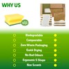In Small Steps Eco Friendly Dish Sponges for Washing Up