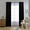 NICETOWN Black Blind Blackout Window Curtain - (Black Color) Thermal