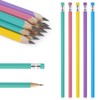 AUAUY Pencils #2 HB, 12Pcs Wood-Cased Pencils with Eraser, Number