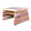 Vundahboah Amish Goods Cedar One Step Stool (Straight Leg Style)