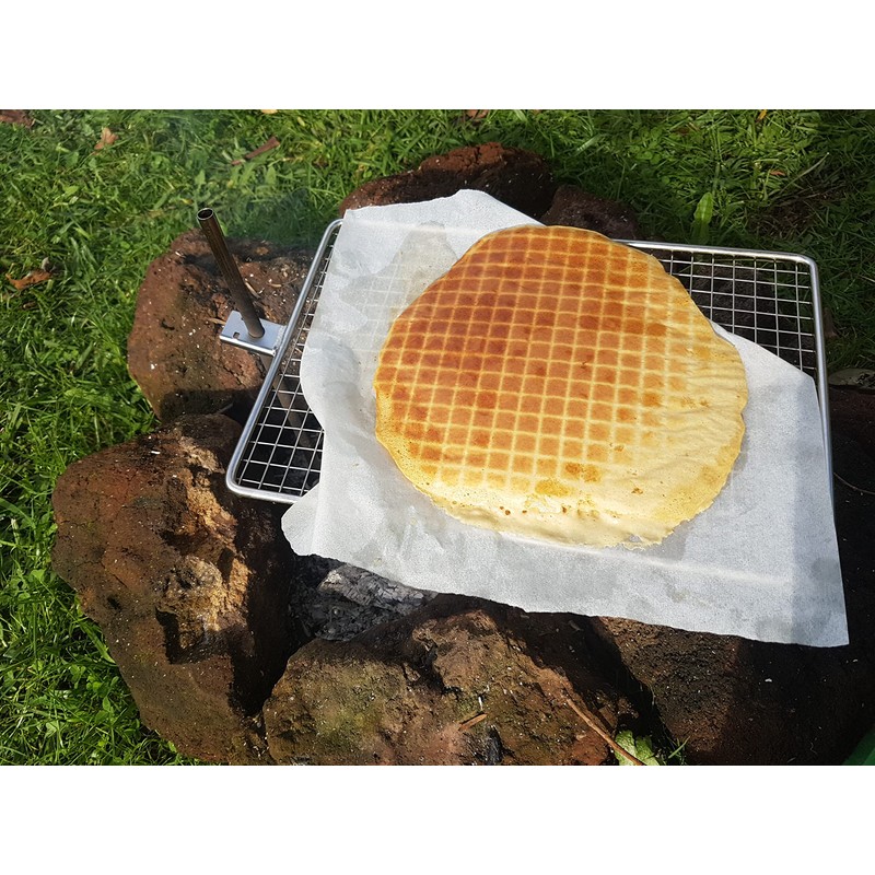 Zalderan Campfire Grill – Small, Lightweight 304 Stainless Steel Cooking