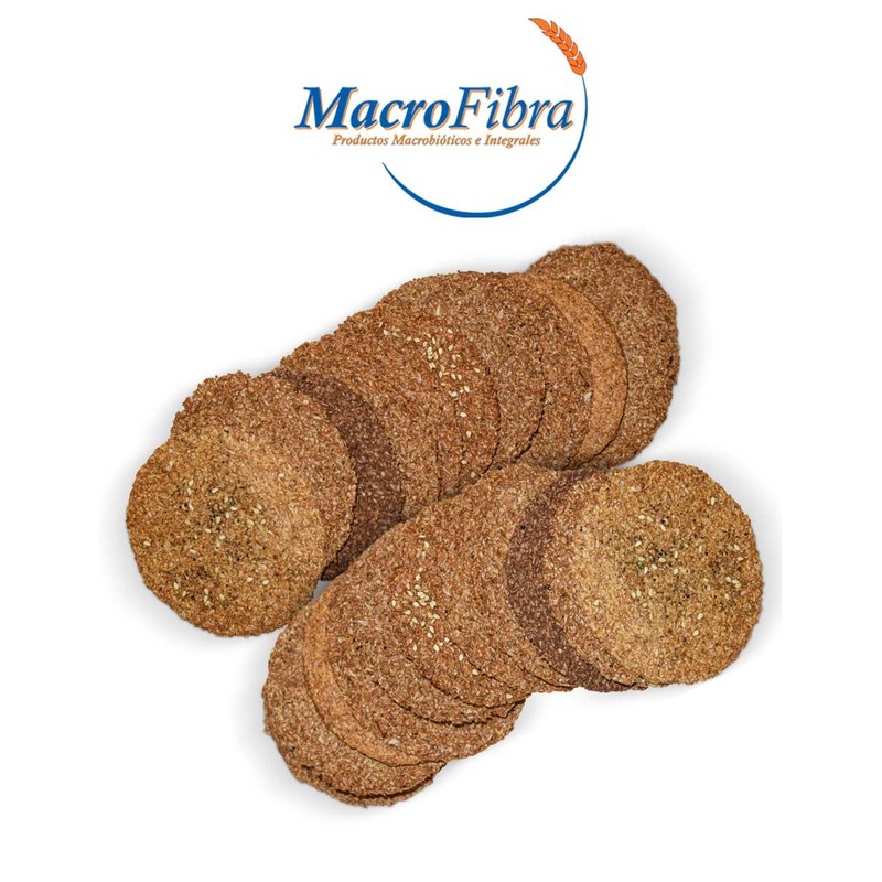 Macrofibra Integral Galleta Oblea Tostis de Salvado Vainilla - Sin
