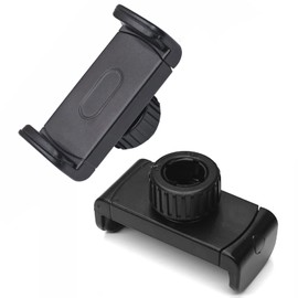 Phone Holder for Ring Light, 2 Pack Phone Mount Ring Light Phone Holder Attachment, Phone Clamp Mount for Ring Light Phone Holder Replacement/Phone Stand/Car Mount Fits All 17mm/0.67in Ball Joint