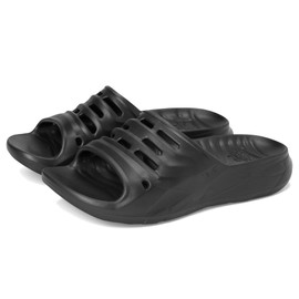 Teva Unisex Apretrail Slide Sandal, Black, 10 US Men