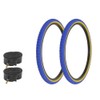 ALTALINE Bicycle 24" x 1.75" Blue/Gum Side Wall 2 Tires