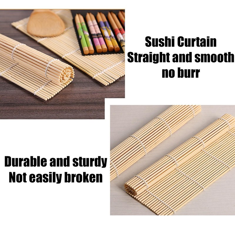 10pcs Sushi Making Kit with Sushi Rolling Mat, Complete DIY