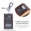 Acoustic Guitar Piezo Pickup 5 Band Preamp EQ LC-5 Equalizer
