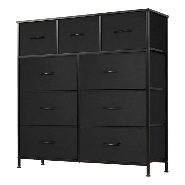 DUMOS DUMOS Dresser for Bedroom, Storage Organizer with 9 Drawers,
