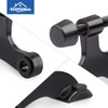 HOMOTEK 8 Pack Hinge Pin Black Door Stopper,Adjustable Deluxe Heavy