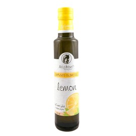 Sun-Kissed Lemon-Infused Extra Virgin Olive Oil from Greece: Artisanal, Cold-Pressed and Nutritious 8.45 fl oz