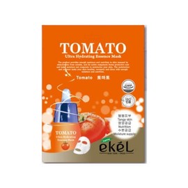 Ikel Essence Mask Pack 25ml x 1 Sheet - Tomato 25 Flavor Assortment: Moisturizing, Hydration, Firming, Whitening / 이켈 에센스 마스크팩 25mlx1매-토마토 25가지 모음 보습 수분충전 탄력 미백