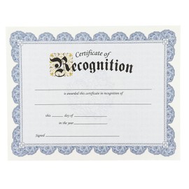 58 Sheets Blue Certificate Paper, 8.5 x 11 with Gold Foil Sticker Seals for Graduation Diploma, Achievement Awards (8.5 x 11 in)