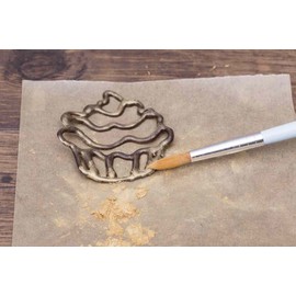 Städter Pinselset f. Speisefarben, Holz, Blau, 15 x 1 x 1 cm, 3-Einheiten