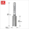 Trend Professional 1/4" Shank Straight Router Cutter Bit-Ref: 3/61X1/4TC Diameter