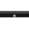 Midori 42286006 Aluminum Multi Ruler, 11.8 inches (30 cm), Black