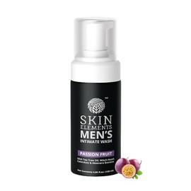 Skin Elements- Jabón íntimo para hombres con maracuyá (4.05 fl oz) | Jabón íntimo espumoso con pH equilibrado | Previene