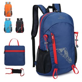 Lywencom Mochila de Senderismo, 20 litros, Ligera, Plegable, Impermeable, Ultraligera, Adecuada para Acampar al Aire Libre, Picnic