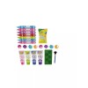Crayola Bath Activity Bucket 30Pc Bath Bombs Finger Paint Soaps