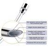 LEEFE PVC Smooth Shower Hose Flexible Anti-Kink Handheld Shower Head