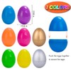 Taspire 50 Pieces Plastic Easter Eggs, 2 3/8" (6cm) Fillable