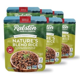 Ralston Family Farms Nature's Blend Rice, 8.5 OZ, Ready in 90 Seconds, 6 Pack
