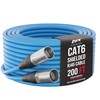 LyxPro 200 Feet Shielded CAT6 Ethercon Cable - Professional Audio