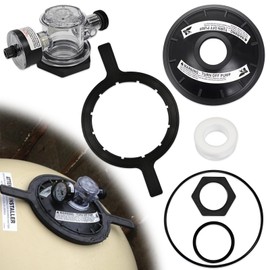 154856 8-1/2-inch Threaded Closure Replacement Kit,Black Buttress Thread Closure Pool and Spa Sand Filter for TR100, TR140, TR100C, TR140C, TR100C-3, TR140C-3