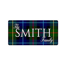 McMug - The Smith Family (Smith Modern Tartan) - Metal Sign, Decorative Sign, 200mm x 100mm