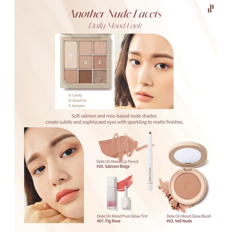 Heart Percent Dote On Mood Eye Palette Dot On Mood