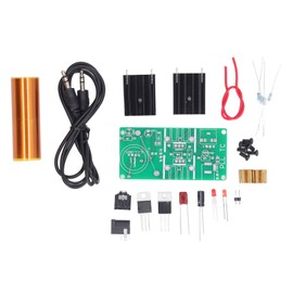 Mini Music Coil Kit Wireless Transmission Plasma Horn Speaker DIY Science Learning Soldering Project Kit for Teens Kids Adults 15W DC 15 to 24V