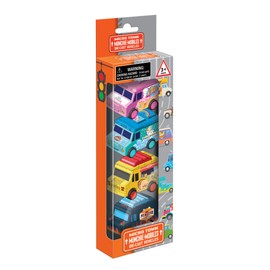 Playmaker Micro Town Munchie-Mobiles Die-Cast Vehicles, Set of 4, Multicolor