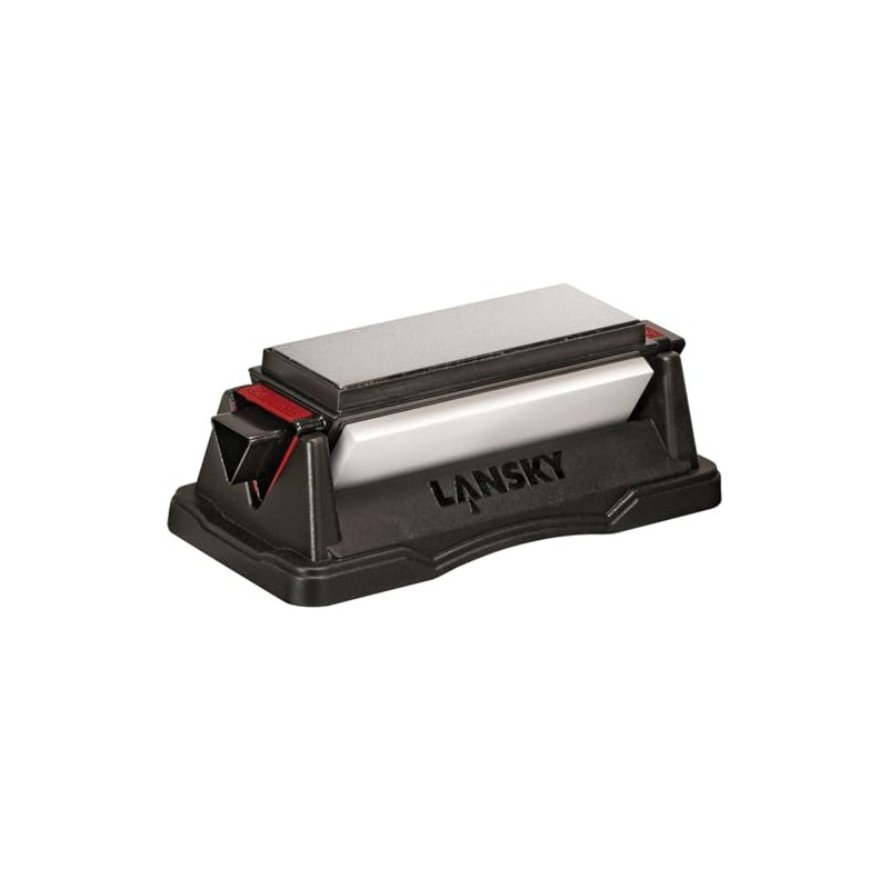 Lansky BS-TR100 Tri-Stone Benchstone, Black