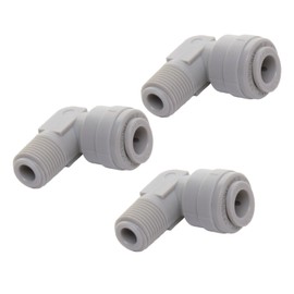 1/4 inch to 1/4 inch Male Thread Push Fit Elbow - Compatible with John Guest Component PI480822S (3)
