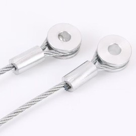 Enclosed Cargo Trailer Ramp Door Cable 1 Pair (2-Pack) 150 Inch,Replacement for CAB1-8CB150