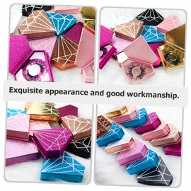 Baluue 5pcs Portable Magnetic False Eyelash Storage Box Reusable Eyelash Organizer Case for Women Travel-friendly Safe Design for Everyday Use