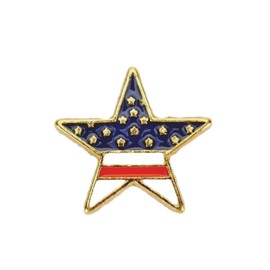 Herxion American Flag Pin, Star Patriotic US Enamel Lapel Pin for Men, Women, Girls, Boys. USA Durable Novelty Hat Pins For Backpacks, Lanyard, Bags, Caps, Clothes, Backpack